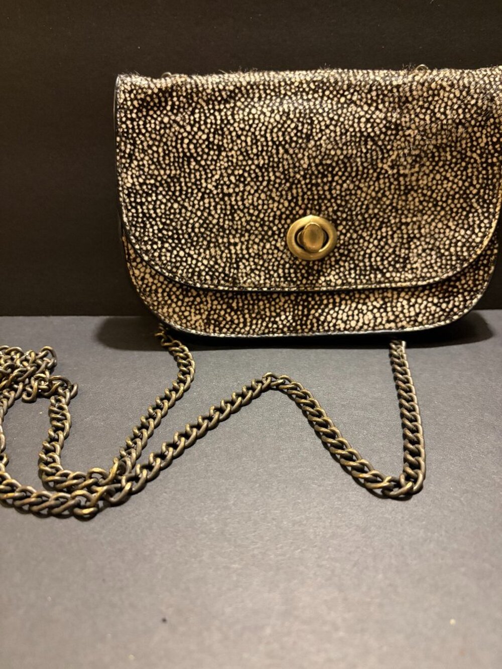 Anthropologie Crossbody or Shoulder Pony Hair Bag